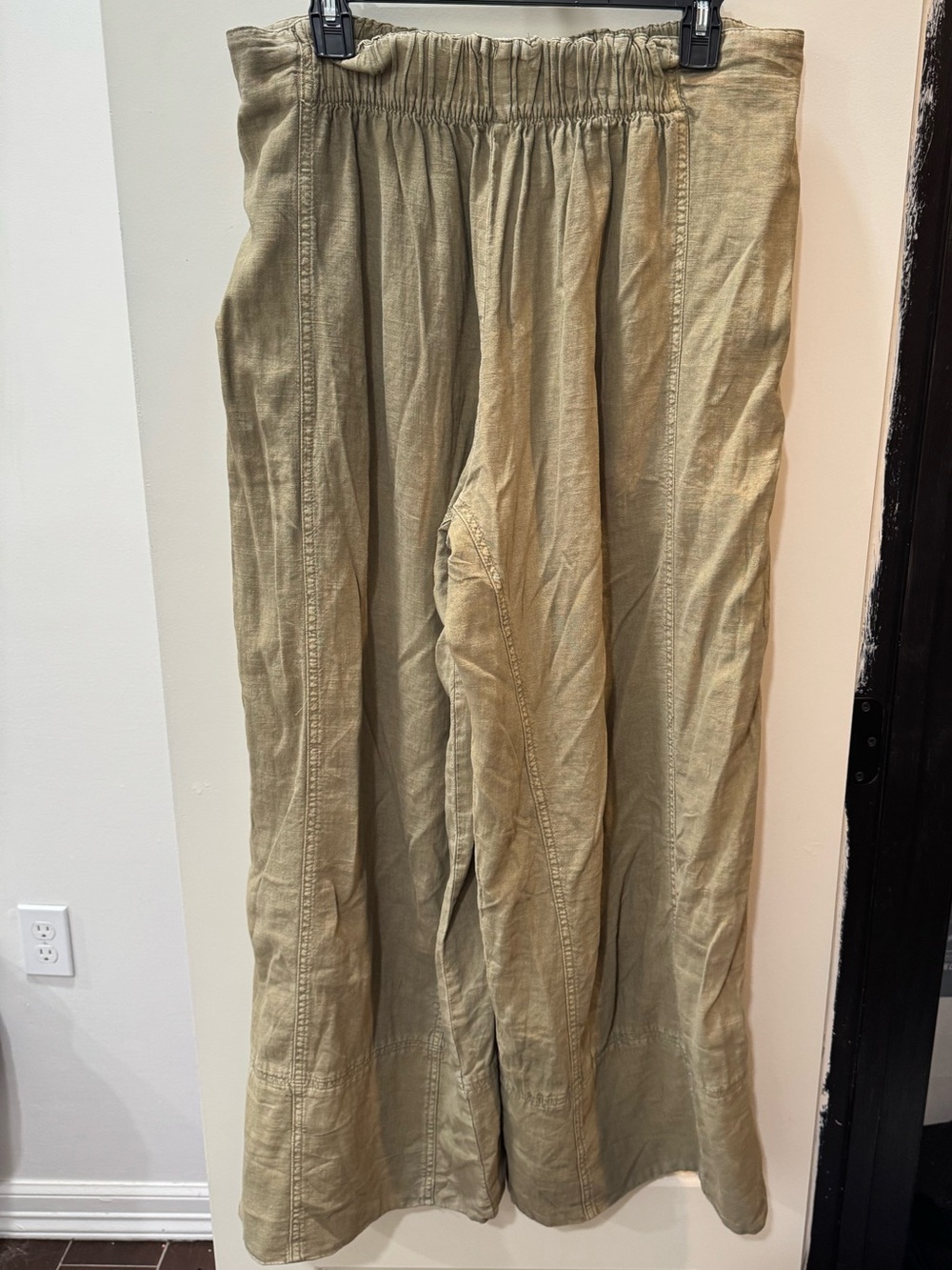 Free People Day’s End Linen Pull On Pants - Picture 3 of 4